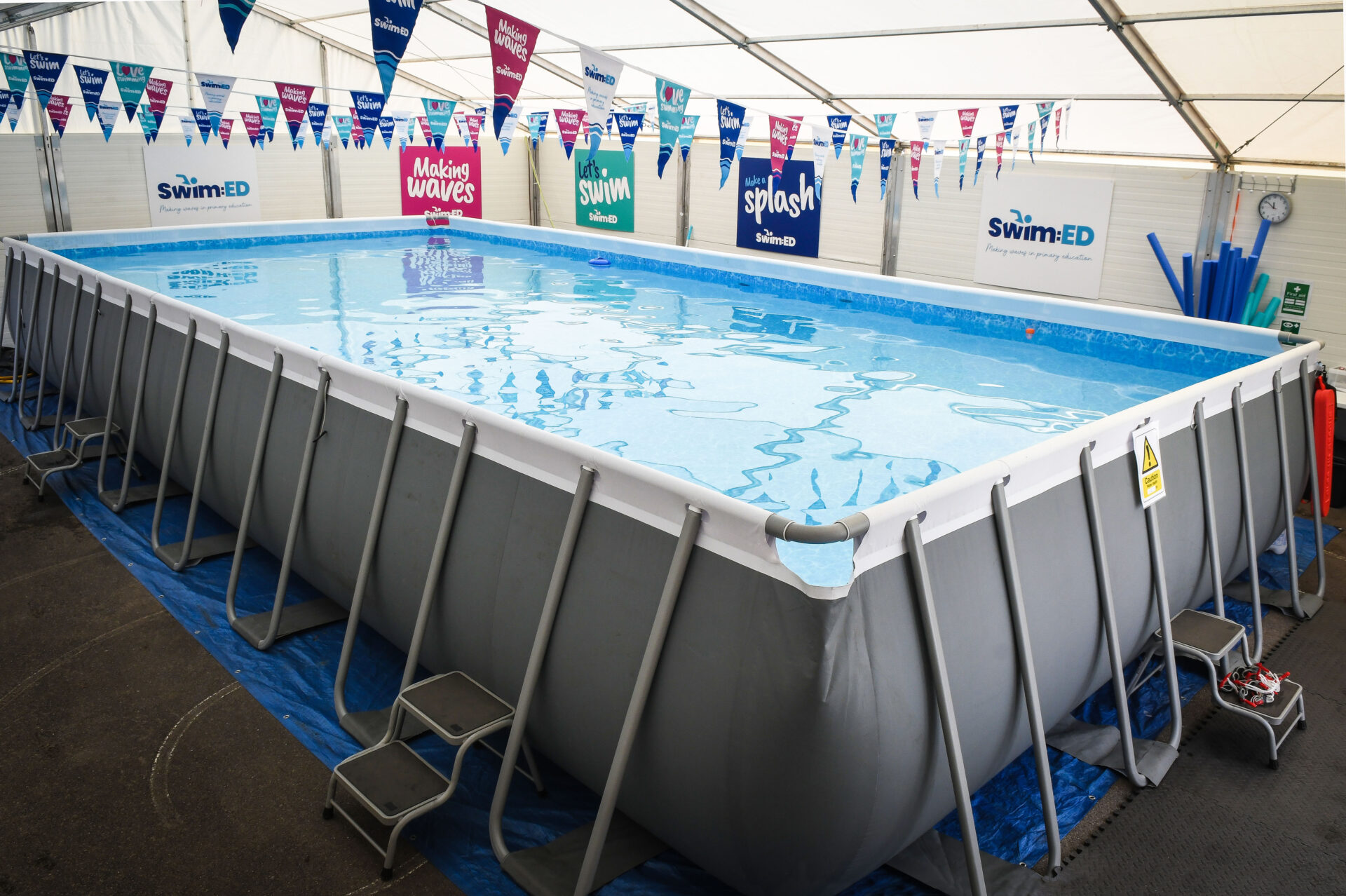 Fiesta Sports Coaching Celebrates Recognition for Swim:ED Pop-Up Pool in Peterborough